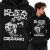 BLUZA Z KAPTUREM  NA SIŁOWNIĘ KLATA PLECY BARKI CZARNA